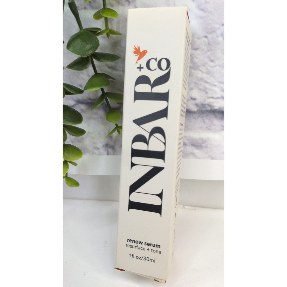 $95 RETAIL NIB🖤INBAR + Co. Renew Serum Resurface Tone Made USA Skincare 1oz/30m